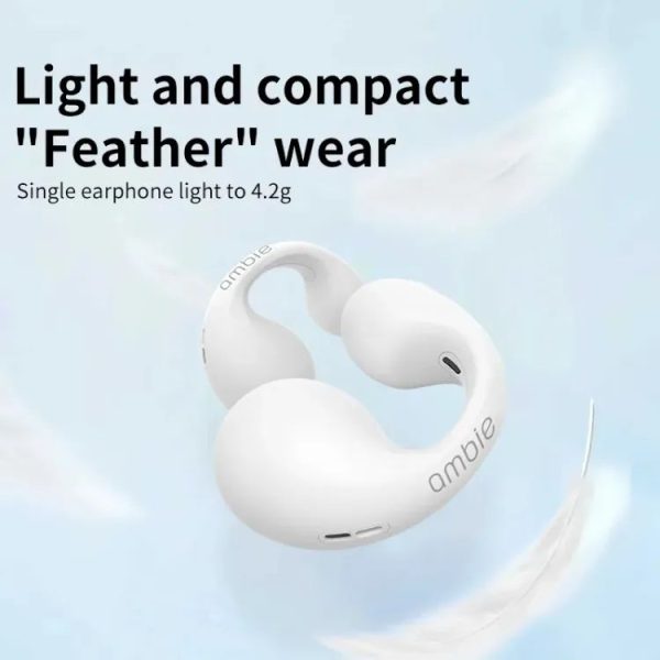 Arch Ambie Ear Cuffs | Bone Conduction Earbuds Ear Cuffs | Best Quality Earbuds Black/white (with Box) (random Colors)